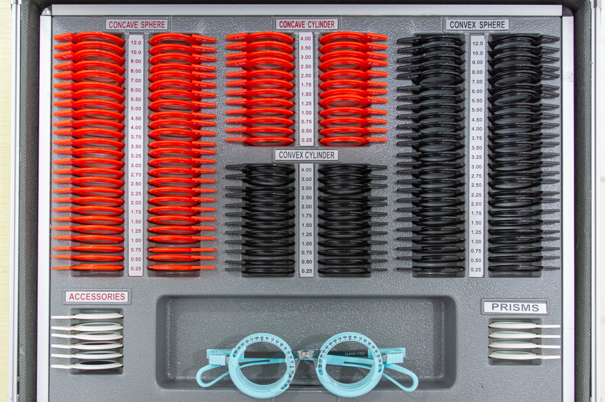 High Quality Eye Optical Instrument Trial Lens Set Optical Trial Lens Set